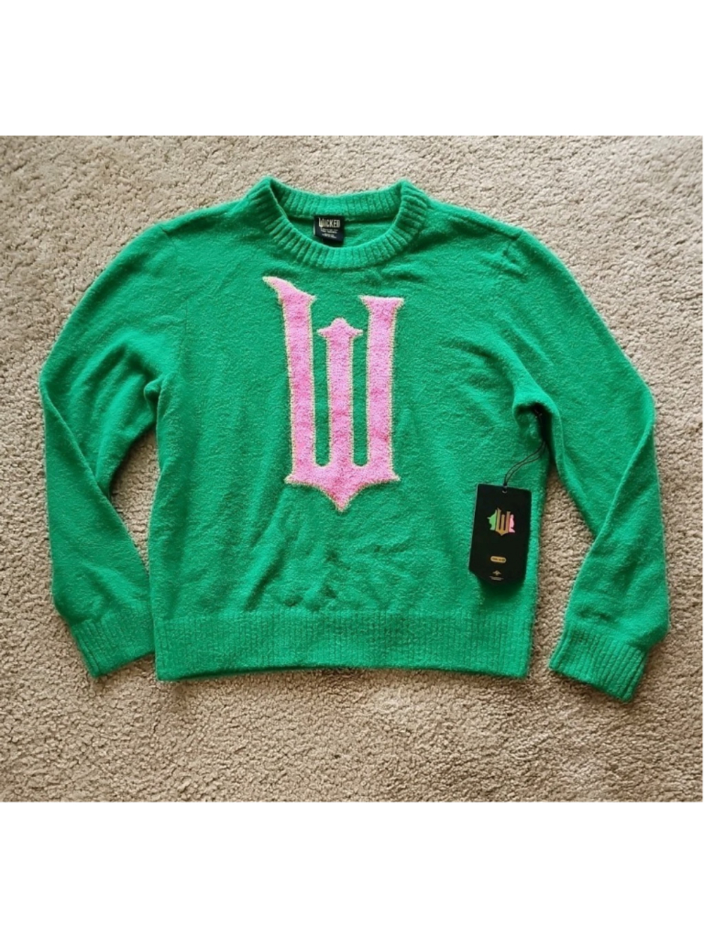 Target Paul Tazewell Wicked W Graphic Sweater Green Small